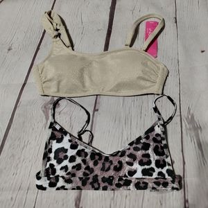 NEW SHEIN and Xhilaration bikini swimsuit tops. Small.  685